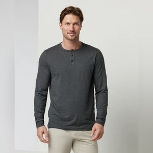 vuori ease long sleeve performance Henley